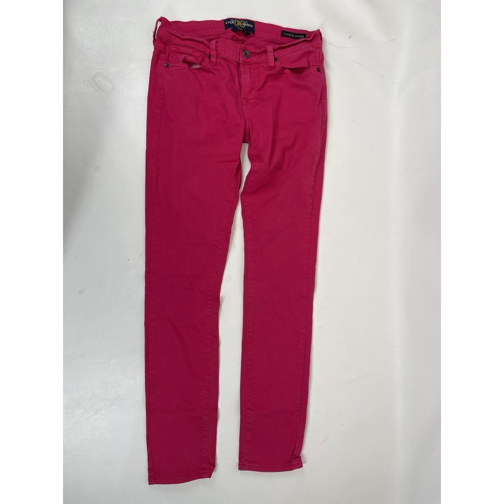 Lucky‎ Brand Lucky You Charlie Skinny Jeans Womens Size 6/28 Pink